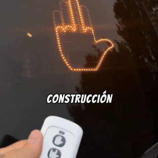 NUEVA SEÑAL DE MANO LED PARA AUTO