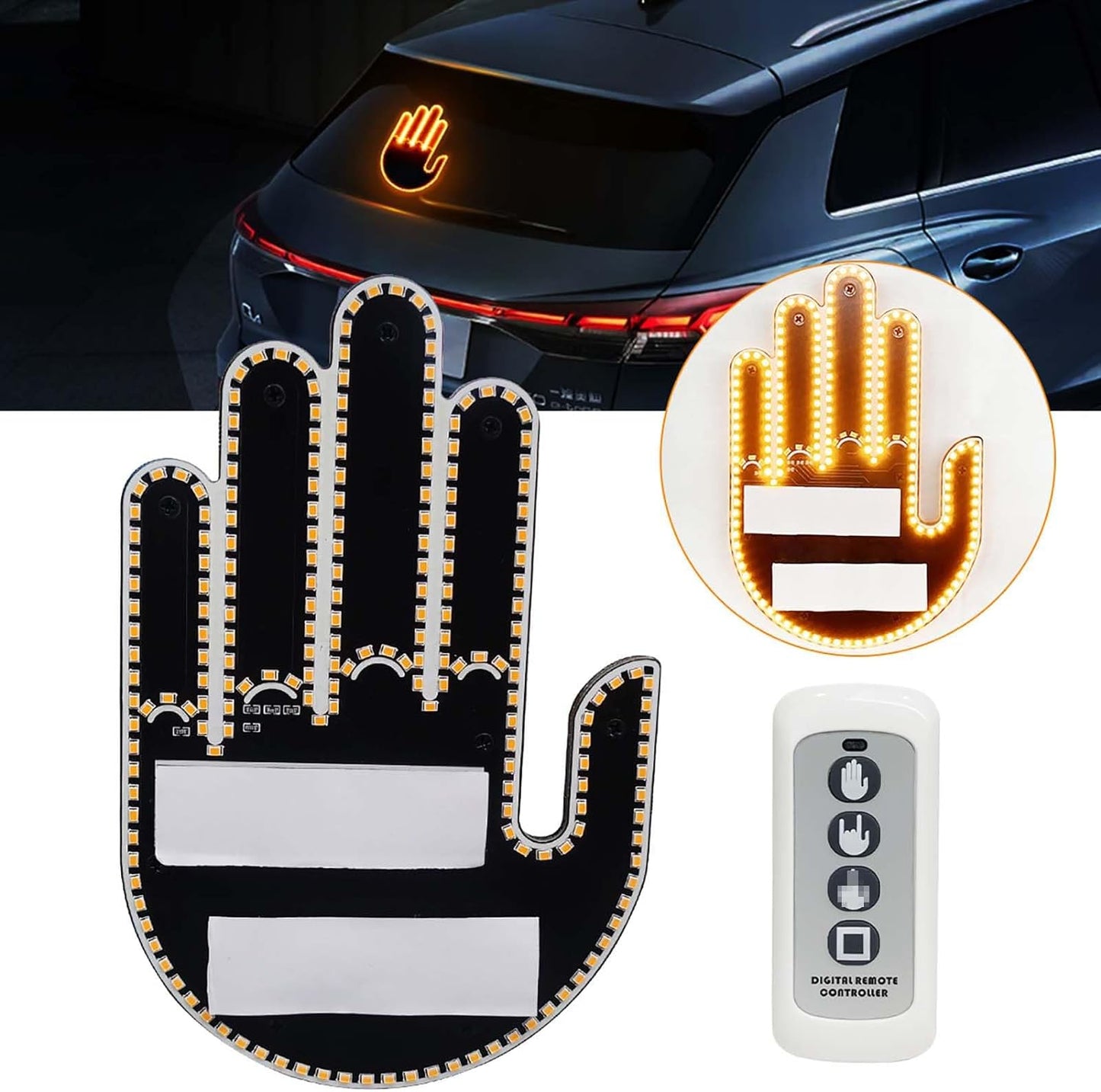 NUEVA SEÑAL DE MANO LED PARA AUTO