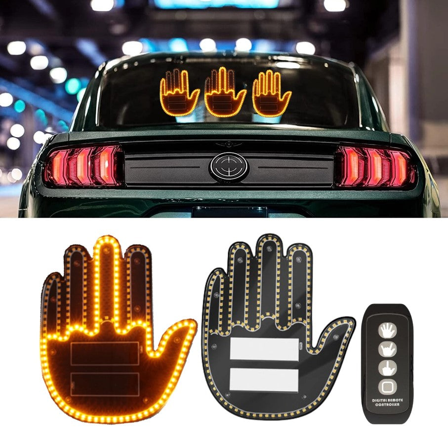 NUEVA SEÑAL DE MANO LED PARA AUTO