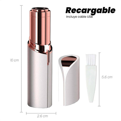 DEPILADOR FACIAL RECARGABLE PORTÁTIL