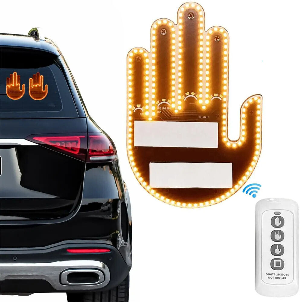 NUEVA SEÑAL DE MANO LED PARA AUTO