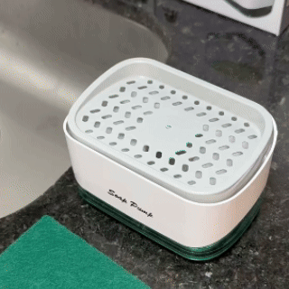 DISPENSADOR DE JABÓN 2 EN 1